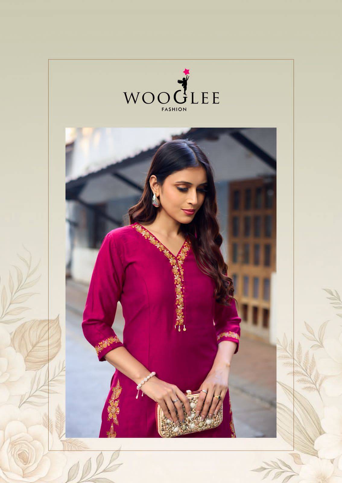 Rahima By WOOGLEE 4001 To 4006 Series Beautiful Festive Suits Colourful Stylish Viscose Weaving readymade dresses At Wholesale Price